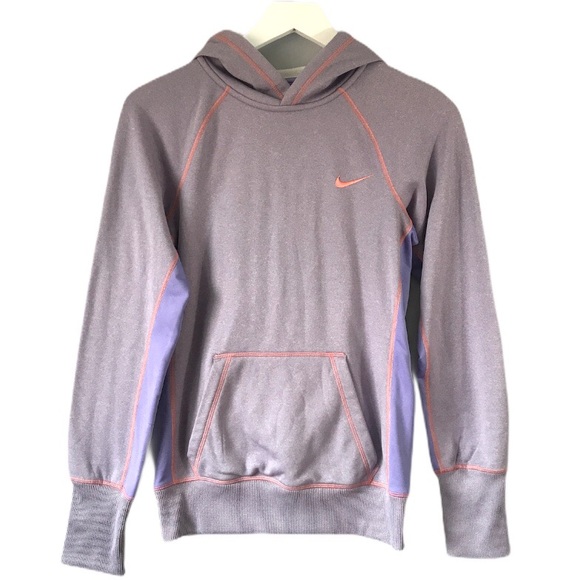 peach nike hoodie